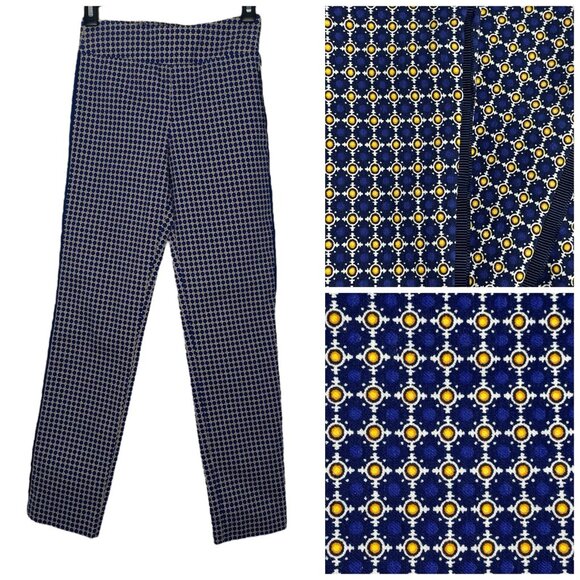 Margaret M Pants - Margaret M Stitch Fix Womens Slimming Pants Size XS Geometric Print Straight Leg